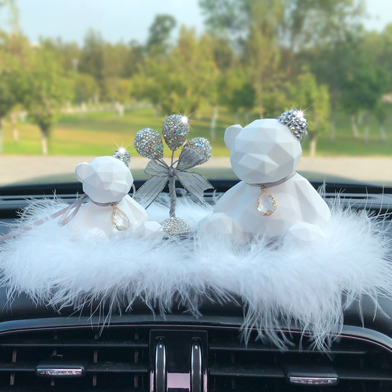 Automotive Parts Goddess Creative Car Perfume Lovely Net Red Diamond in Windmill Decoration Supplies