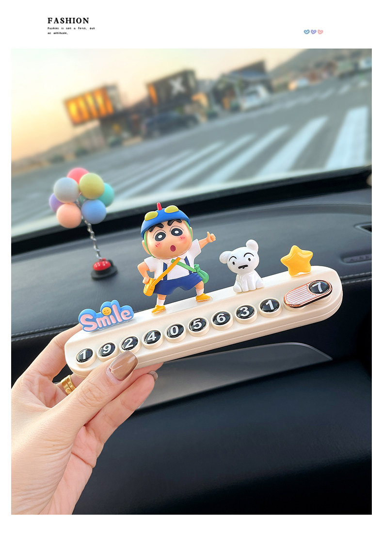 Number Plate, Parking Sign, Car Temporary Parking Phone Number Plate, Temporary Parking, Car Interior Accessories, Car Decoration for Women