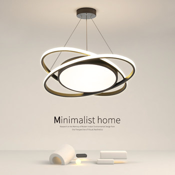 2025 New Simple Modern Restaurant Chandelier Bedroom Study Dining Table Shop Chandelier Led Ceiling Barber Shop Light