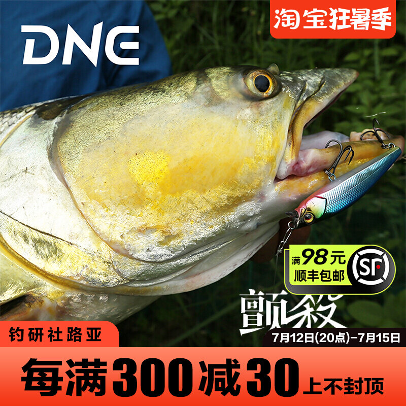 DNE Go to Luya New Pinatry Immersive Mino Afar Oscillation False Bait Full Swimming Layer Outdoor Fishing Hard Bait Fishing