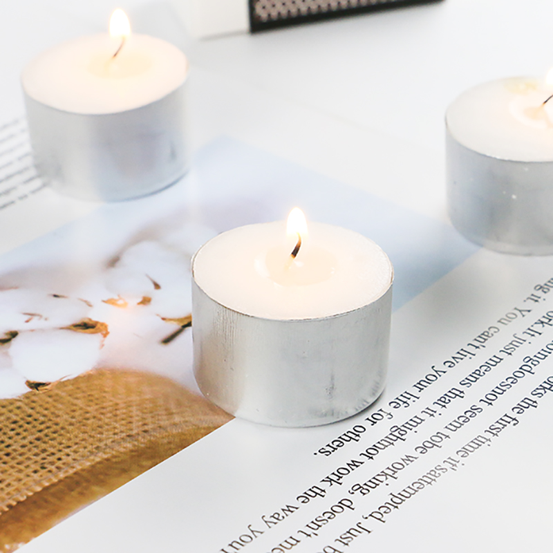 Whisper smoke-free suppression of large candles to cook tea warm tea Hotel beauty salon Candle Birthday Courted for 8 hours