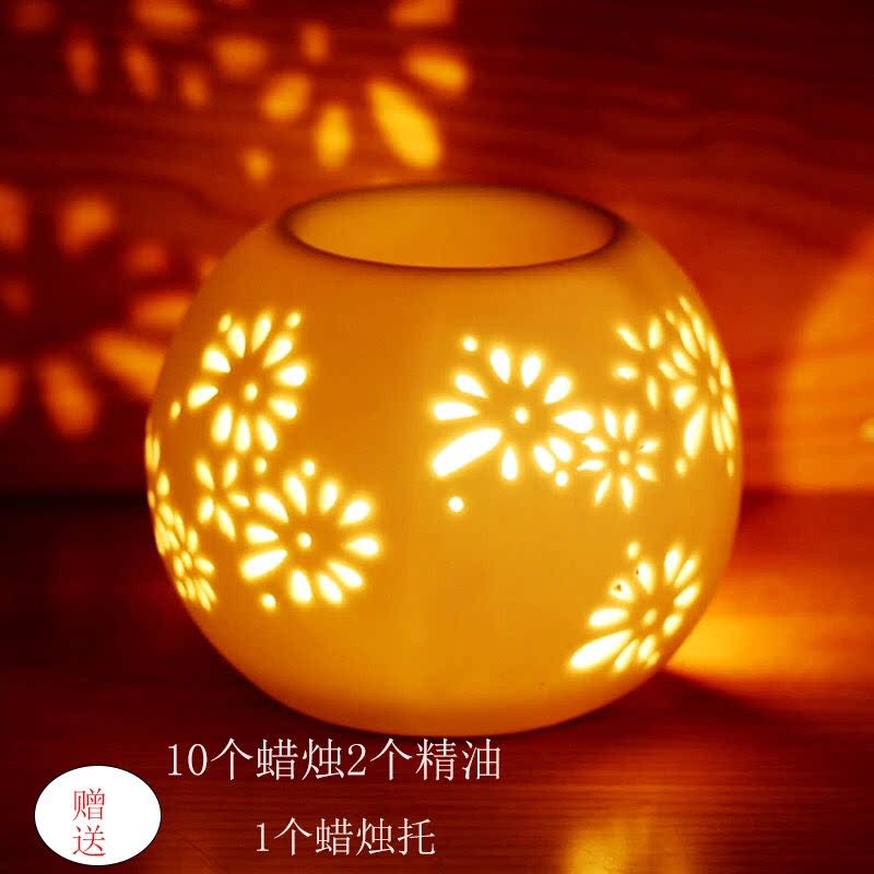 Yubeijia candle aromatherapy stove aromatherapy lamp essential oil stove essential oil lamp ceramic large romantic beauty salon home