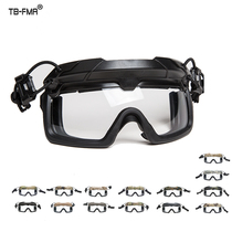 TBFMA split anti-fog goggles for tactical helmets CS field goggles 3MM lens TB1333-W