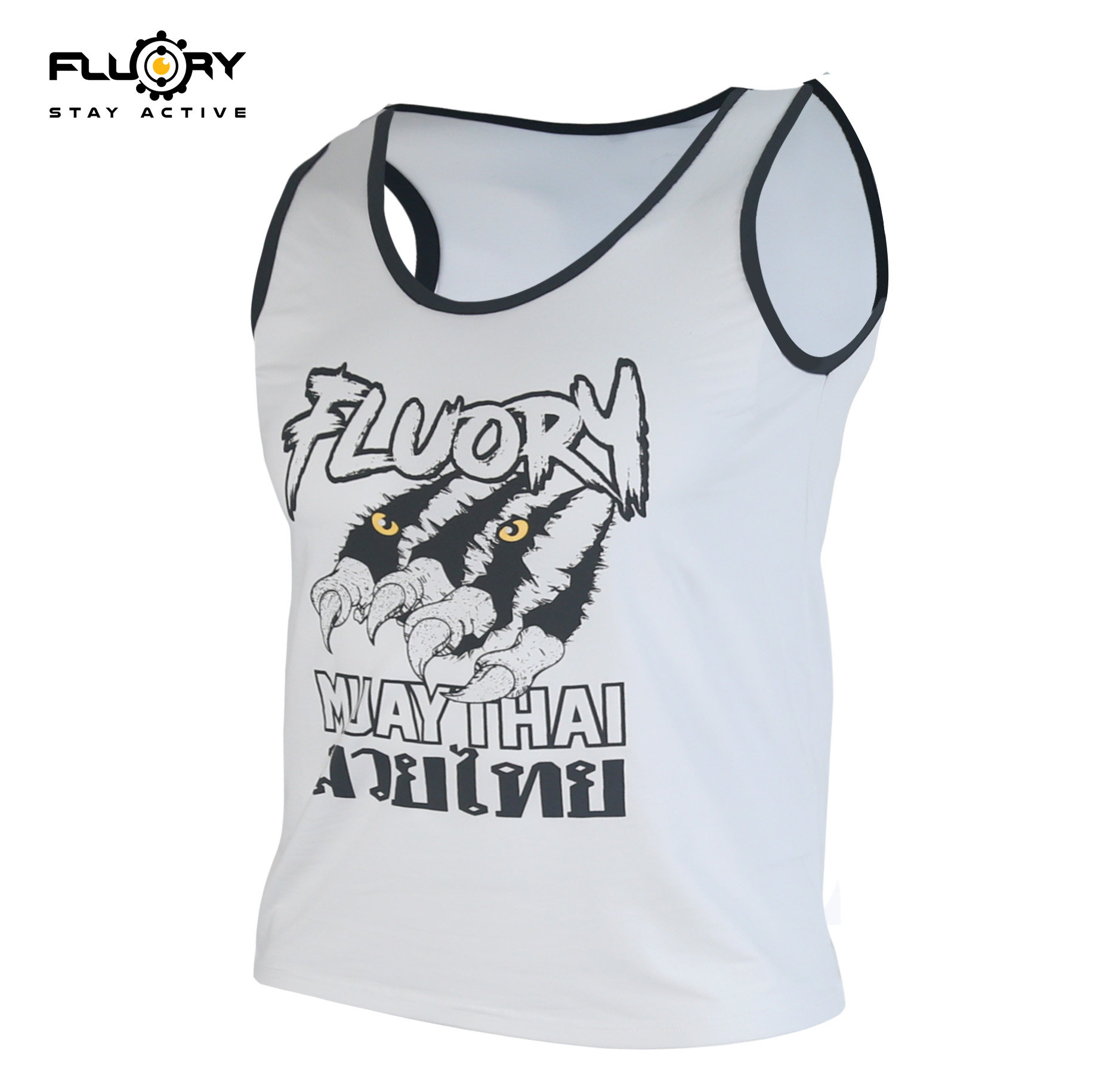 men's yellow fitness boxing vest loose punching Thai boxing clothes red fitness top composite fighting training clothes