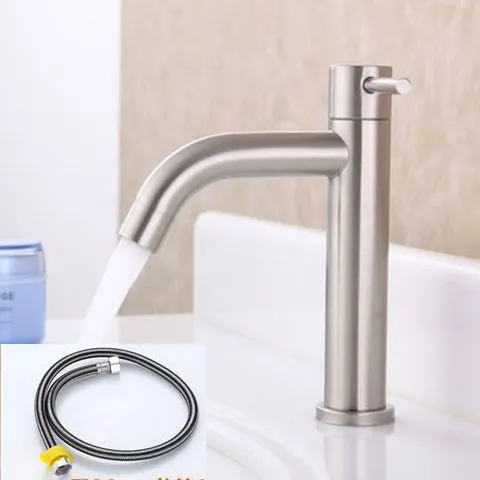 Surface basin hot and cold tap copper core washbasin Washbasin Tap Makeup room Single up the single-hole stage pelvic basin