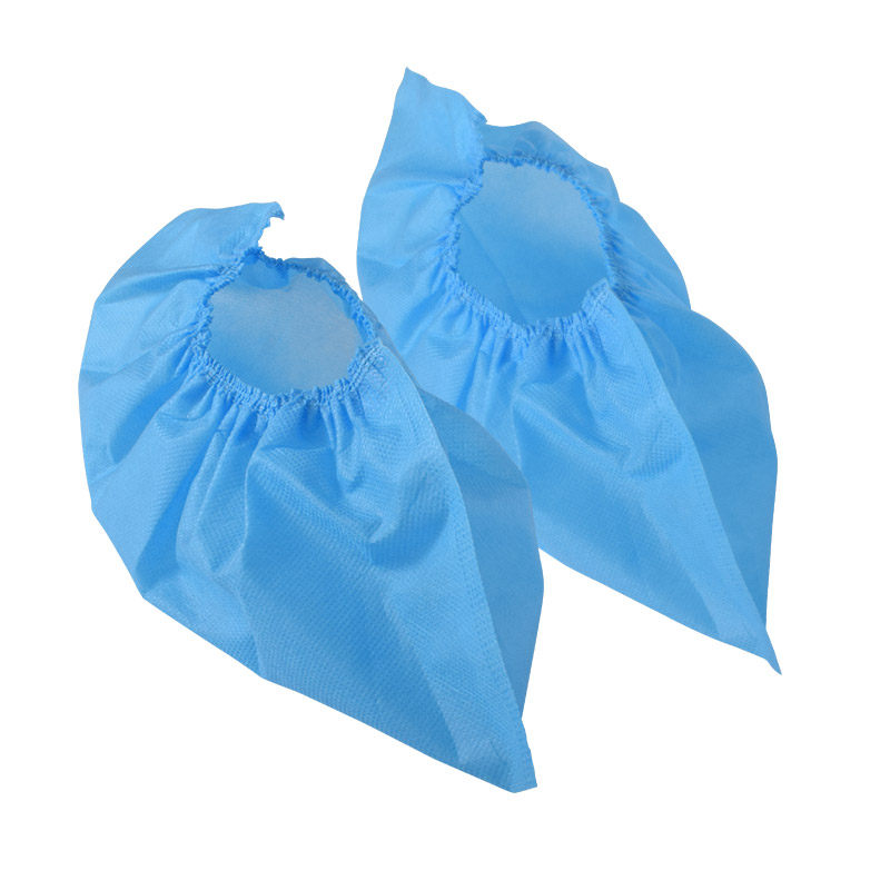 Disposable non-woven cloth shoe cover thickened household indoor wear-resistant non-slip breathable machine room dust-free factory workshop foot cover