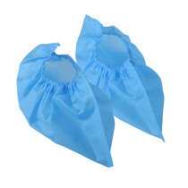 Disposable non-woven shoe cover thickened household indoor wear-resistant non-slip breathable machine room dust-free factory workshop foot cover