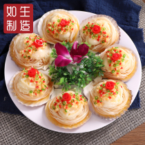 Simulation Raw Oyster Model Food Food model Dingmaking Vegetable Mold Sample Dish Barbecue Garlic Hibiscus Fake Raw Oyster Scallop