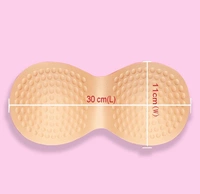 Miếng bọt biển một mảnh một mảnh của ống trên ngực pad massage phụ tùng chèn phần mỏng ngực dính đồ lót bra pad chống thay đổi - Minh họa / Falsies miếng mút ngực bền đẹp