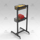 Black Table Tennis Racket Display Rack Slot Board Hook Bracket Hanging Board Rack Racket Shelf Hook