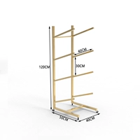 Золото, 4 слоя (одна сторона), с колесиками, можно хранить 4 штуки.