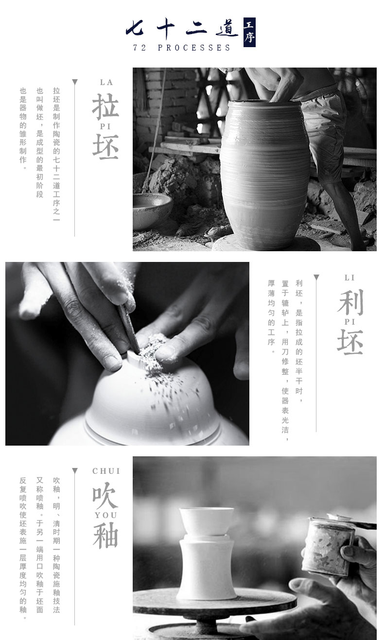 Jingdezhen ceramic of large blue and white porcelain vase landscape painting the sitting room of Chinese style furnishing articles flower arranging feng shui opening gifts