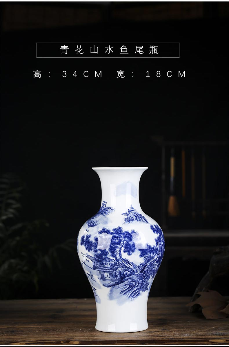 Chinese pottery and porcelain of jingdezhen floret bottle of flower arranging rich ancient frame furnishing articles room sitting room adornment ground porcelain vase