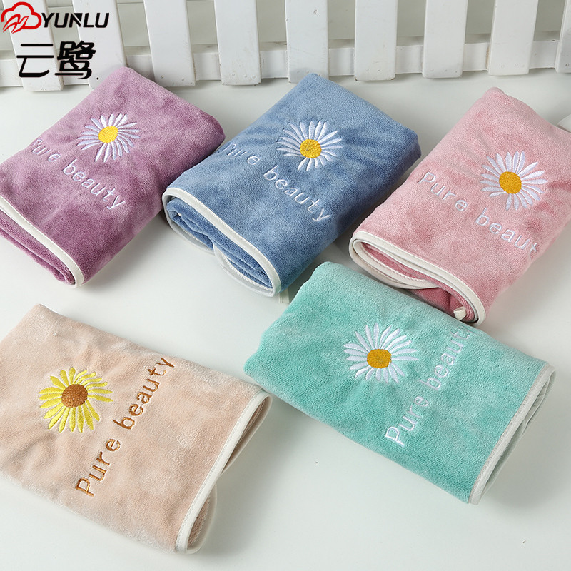 Yunlu 2 packs of absorbent towels are softer than pure cotton for washing the face, household face towels for men and women, wiping the head, quick-drying and hair loss