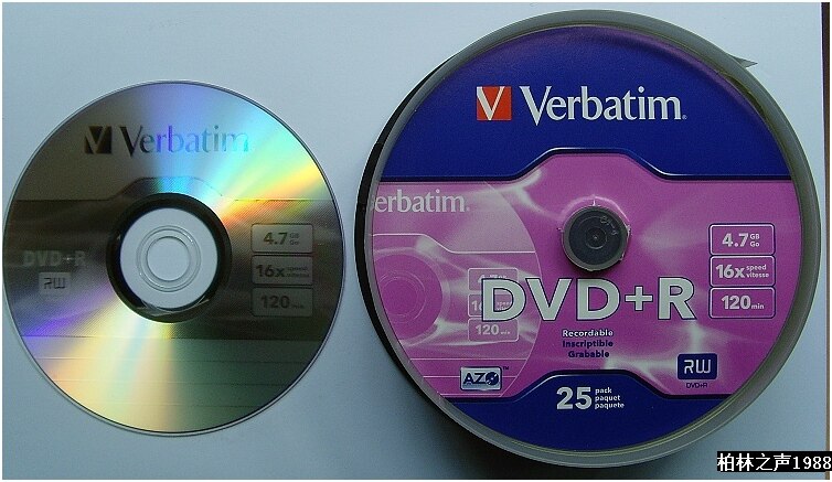 The AZO DVD R disc is not printed