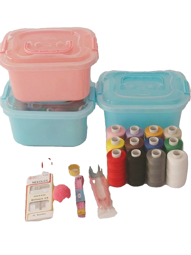 Коробка для бытовой линии иглы, упаковки, сшивание небольших рулонов, портативная маленькая общежития для швейной одежды многофункциональные артефакты