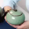 Tea set Gourd type tea pot Ceramic storage pot Tea storage pot Portable medium tea bucket Extra large Pu'er tea