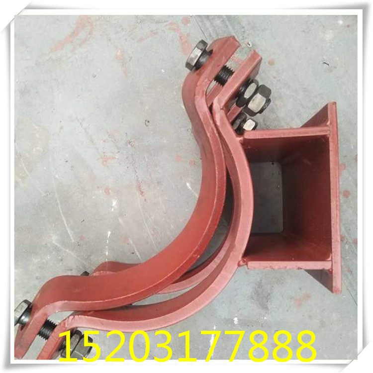 H tube-care bracket sliding support hanger double bolt pipe clamp T type pipe care fixed pipe trust hanger pipe card