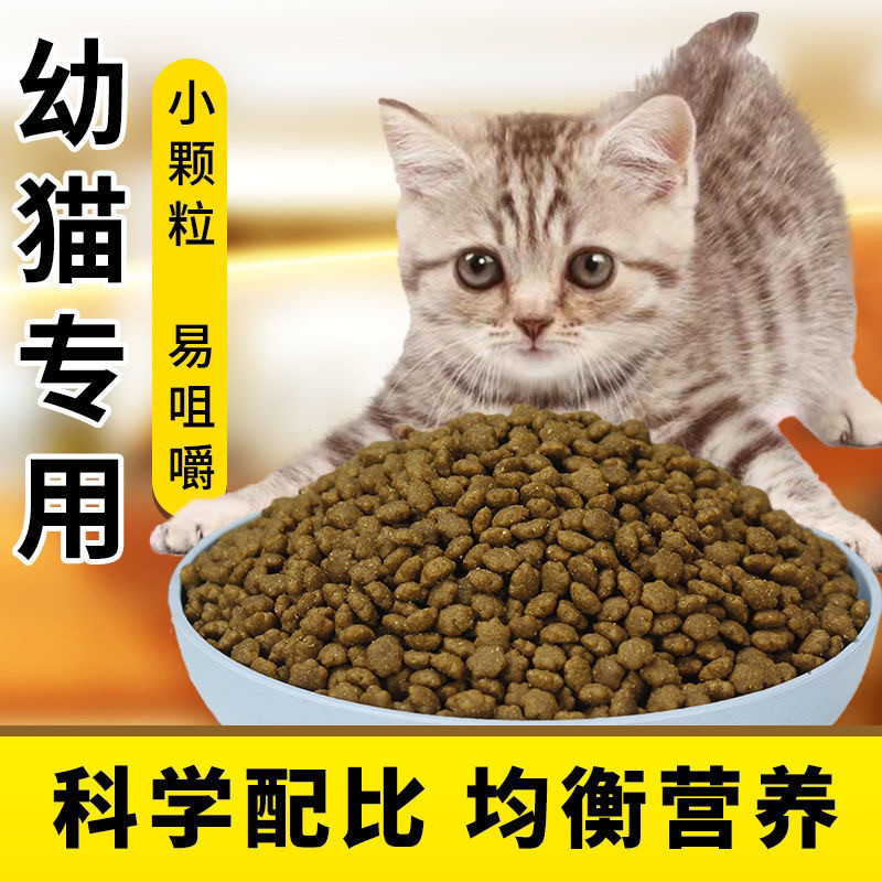Kitten Food for 1 to 12 Months, Fish-Flavored and Beef-Flavored Weaning Formula, Fattening Milk Cake for Kittens