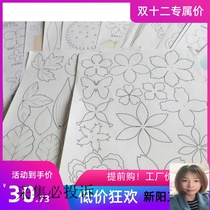 Heat shrinkable piece earrings to map custom graduation design works Photo name cartoon pattern custom cute earrings