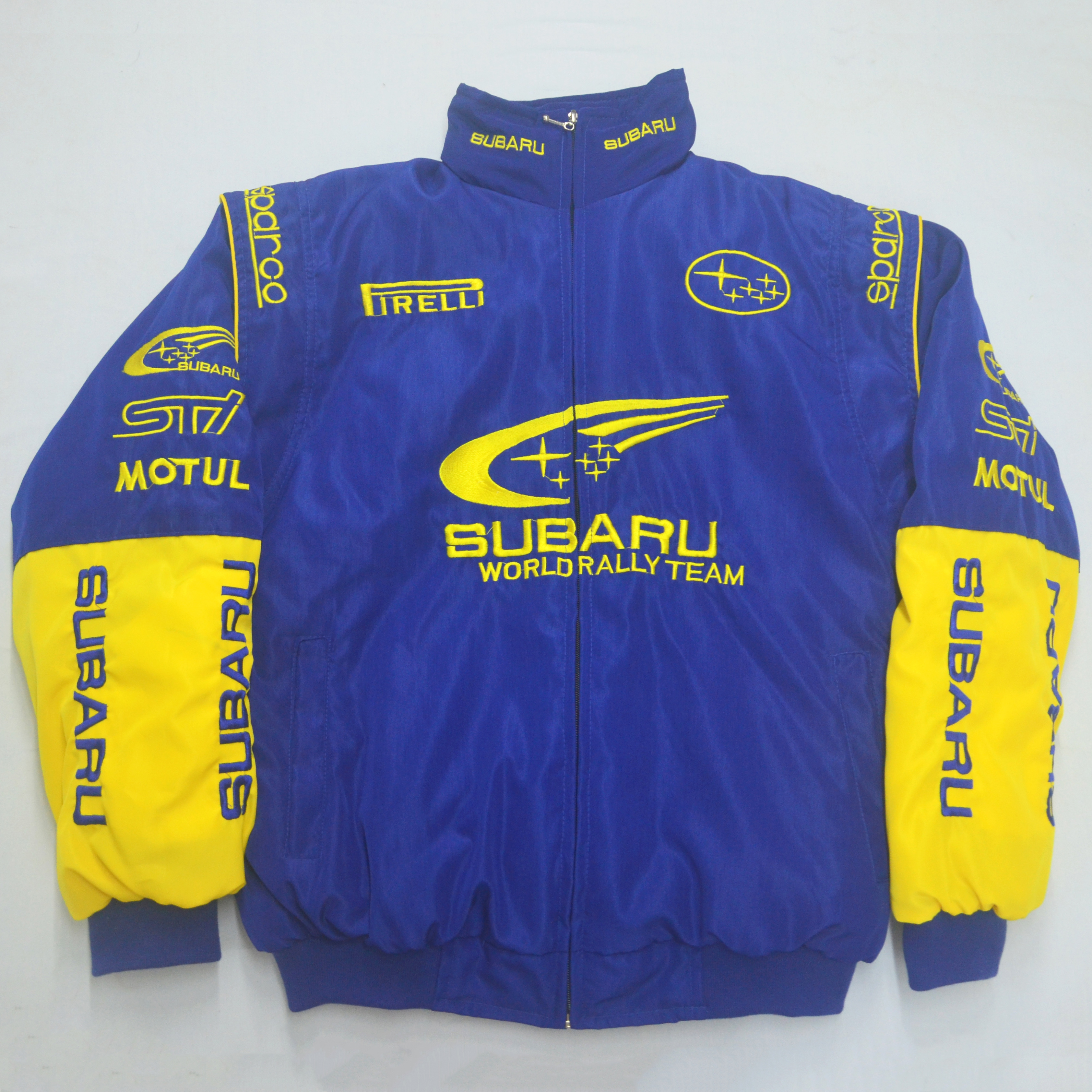 F1 racing suit f1 personality wind ins wind European and American style full embroidery casual long-sleeved cotton suit A339