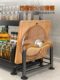 Kitchen storage rack seasoning rack countertop soy sauce bottle seasoning oil salt sauce vinegar seasoning storage rack supplies household