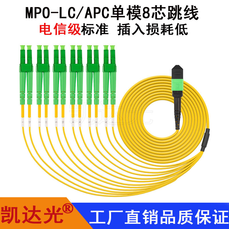 Single-Mode Mpo Fiber Optic Patch Cord to Lc Qsfp Fiber Optic Patch Cord Bundle Pre-Terminated Cable Compatible with Lc/Apc 40g Single-Mode Mpo Fiber Optic Patch Cord to Lc Qsfp Fiber Optic Patch Cord Bundle Pre-Terminated Cable Compatible with Lc/Apc 40g
