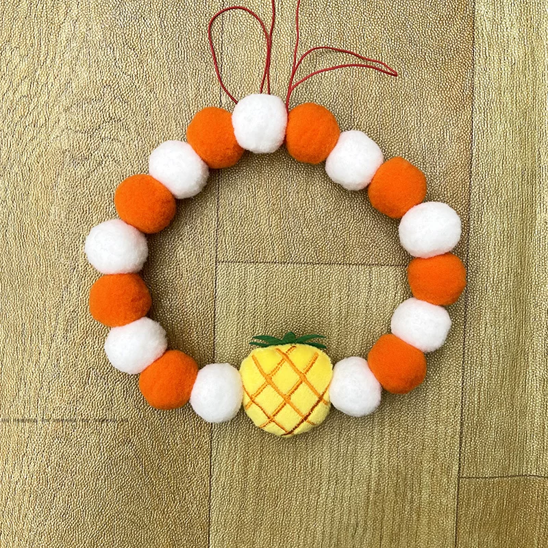Питомник радуга конфета Шиба Ину Cog Kiki Cat Dog сетка Красный нидер Circle Circle Circle Birch Ball Ball ожерелье