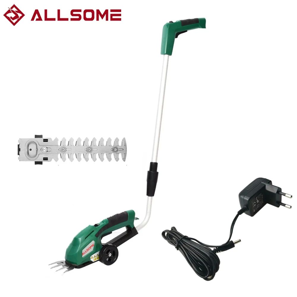 ALLSOME 2 In 1 7 2V Electric Grass Hedge Trimmer Battery Rec