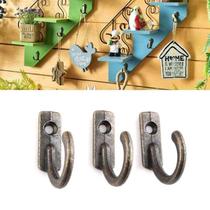 5pcsset Wall Door Metal Antique Hooks Hanger For Key Clothe