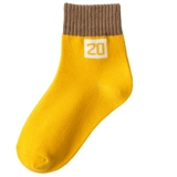 Тонкие хлопковые демисезонные детские цветные мультяшные носки, средней длины