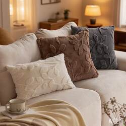 Plush Jacquard Throw Pillow ins Light Luxury Style Sofa Cushion Headboard Pillow Living Room Bedroom Home Decoration High-End
