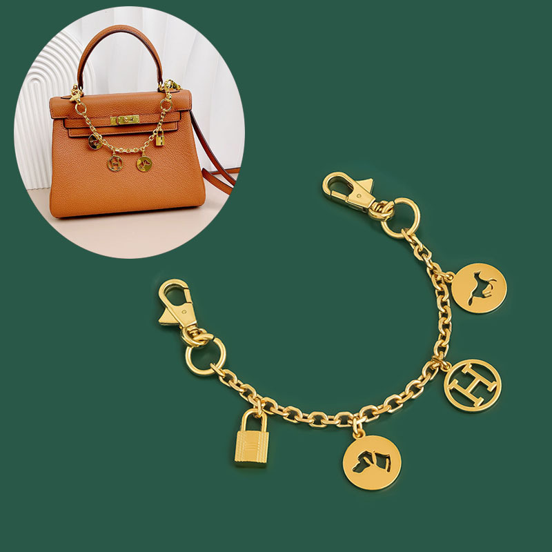 Suitable for Hermès Kelly Bag Extension Chain Pig Nose Chain Transformation Crossbody Bag Shoulder Strap Single Purchase Accessory Suitable for Hermès Kelly Bag Extension Chain Pig Nose Chain Transformation Crossbody Bag Shoulder Strap Single Purchase Accessory