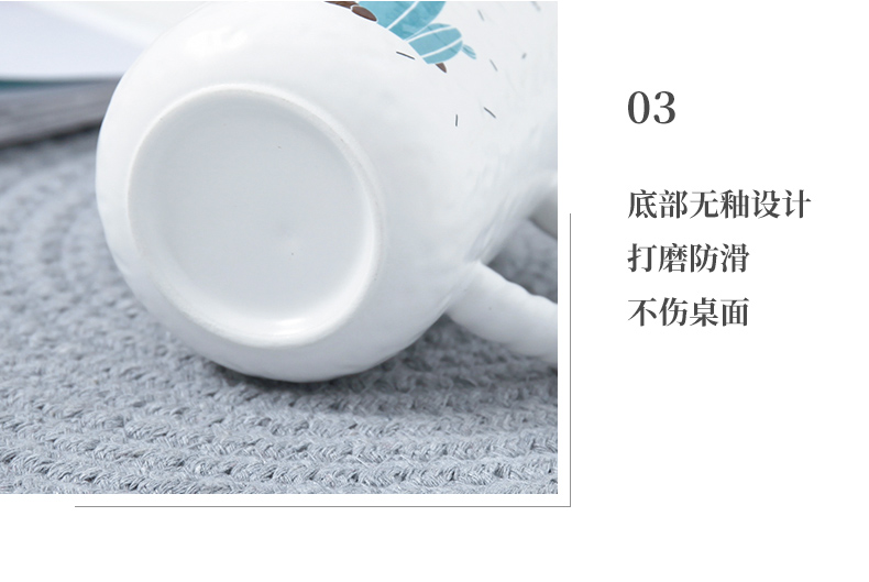 Cup suit contracted household ceramic water mark Cup creative kettle Cup sitting room glass box