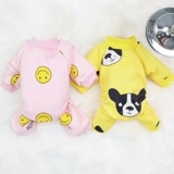 Собачья одежда в летней приправе тонкие домашние животные, бикхиро, маленькие собаки, маленькие собаки, пижама с плюшевой коробкой, домашняя одежда