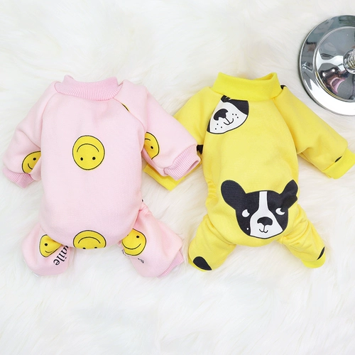 Собачья одежда в летней приправе тонкие домашние животные, бикхиро, маленькие собаки, маленькие собаки, пижама с плюшевой коробкой, домашняя одежда