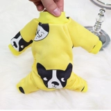 Собачья одежда в летней приправе тонкие домашние животные, бикхиро, маленькие собаки, маленькие собаки, пижама с плюшевой коробкой, домашняя одежда