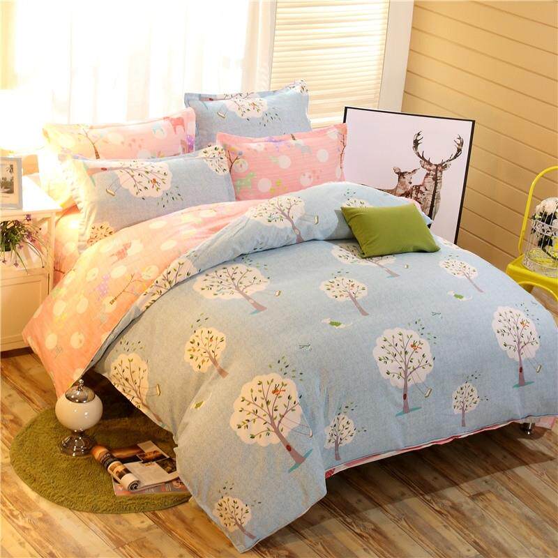 grinding wool student dormitory three-piece cotton quilt cov