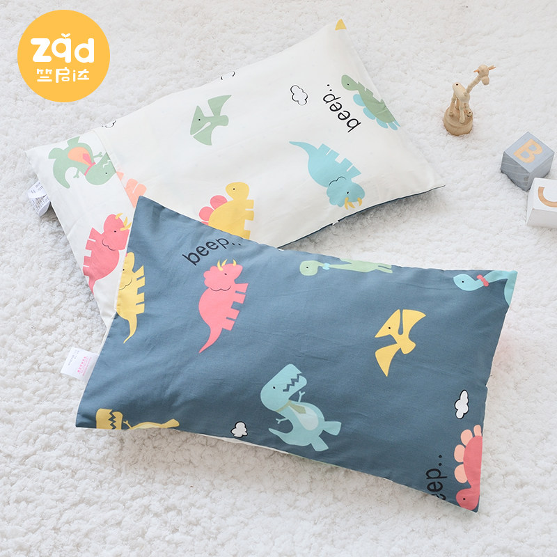 60s satin long staple cotton children's pillowcase cotton cartoon 30x50 Baby Baby Baby Cotton pillow case