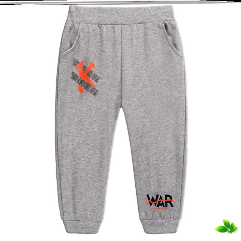 Trẻ em quần bảy điểm quần bé trai xu hướng thời trang childrens sweatpants mens đặt cộng với chất béo siêu lửa tăng đàn hồi mã.