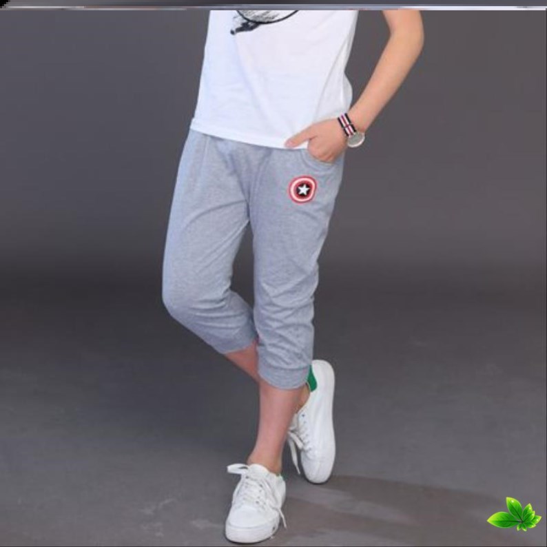 Chàng trai bảy điểm quần trẻ em vừa lỏng siêu trẻ em lửa sweatpants mùa hè vỗ béo học sinh tiểu học ngắn.