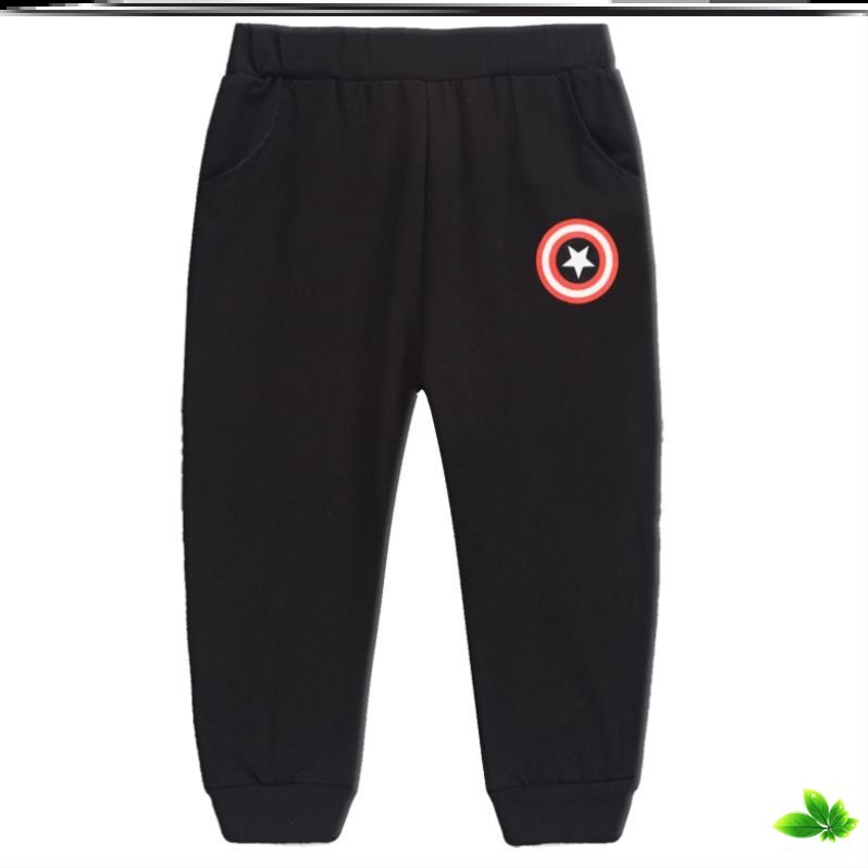 Ít quần cậu bé mùa hè childrens sweatpants mens mùa xuân và mùa hè quần cậu bé ngắn denim quần short bảy điểm quần trong cậu bé lớn.