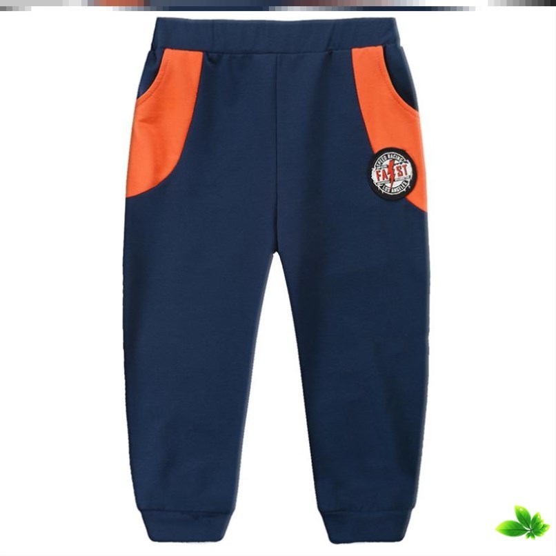 Ít quần cậu bé mùa hè childrens sweatpants mens mùa xuân và mùa hè quần cậu bé ngắn denim quần short bảy điểm quần trong cậu bé lớn.