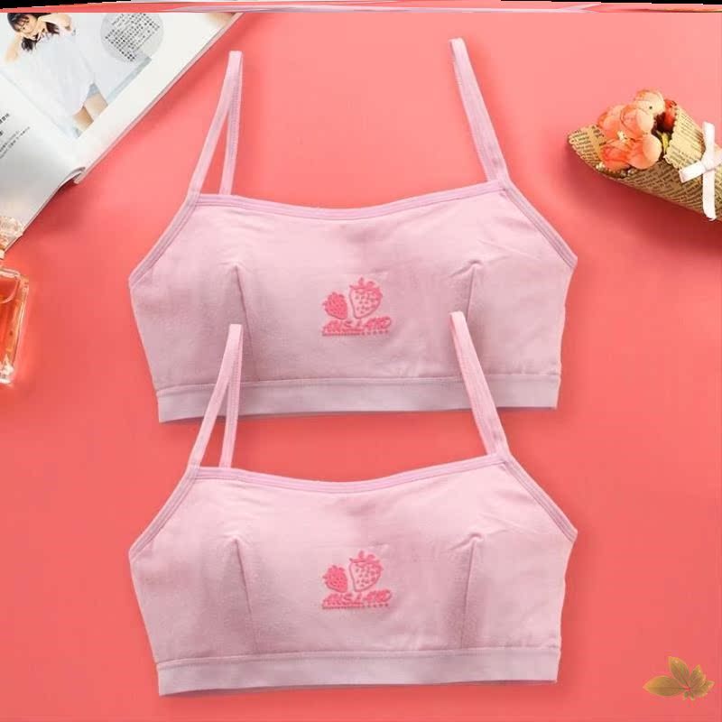 Cô bé 8 tuổi phát triển cô gái đồ lót mùa hè corset thở mười tuổi cô gái đồ lót phát triển vest nhỏ.