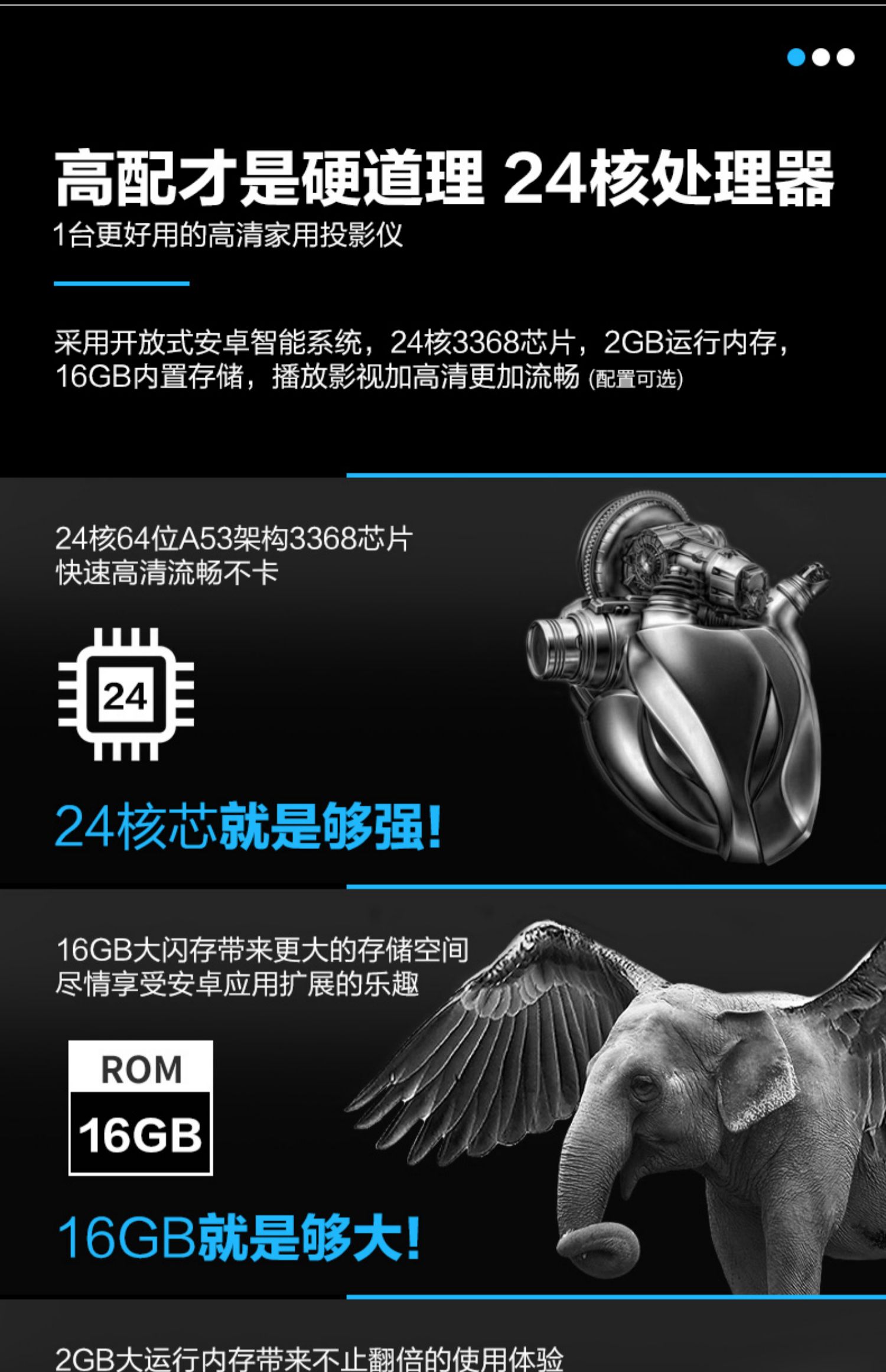 Amoi 2019 máy chiếu mới phòng ngủ 4K gia đình siêu rõ máy chiếu điện thoại di động mini nhỏ WiFi ký túc xá không dây độ nét cao di động nhà hát tường đầu tư văn phòng thông minh - Máy chiếu