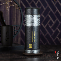 Good as water and Silver Cup Silver Cup Silver Cup 999 sterling silver liner snowflake silver gift men thermos cup tea cup