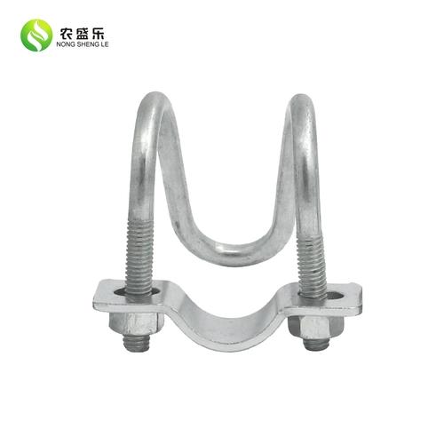 Гальванизированная двойная U -поперечная карта 1 -INCH CARD 4 -точка карта U -CAPER TUBE GRACLE GRAILHOUSE Водяная труба Sow Bed Card Колонда