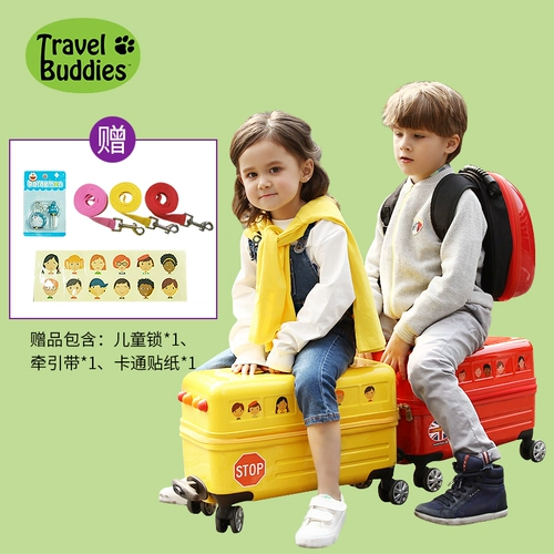 travel buddies Детский чемодан с сидением подходит для мужчин и женщин для путешествий