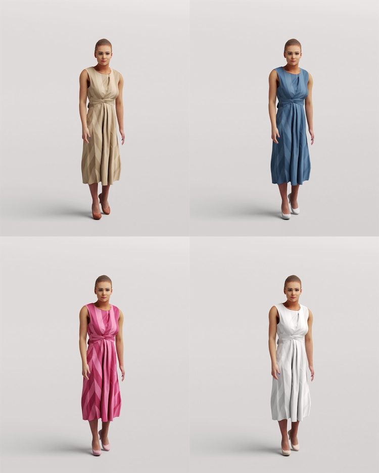 图片[18]-C4D欧美儿童FBX小孩STL人物角色OBJ妇女三维模型Blender素材Maya-cg男孩