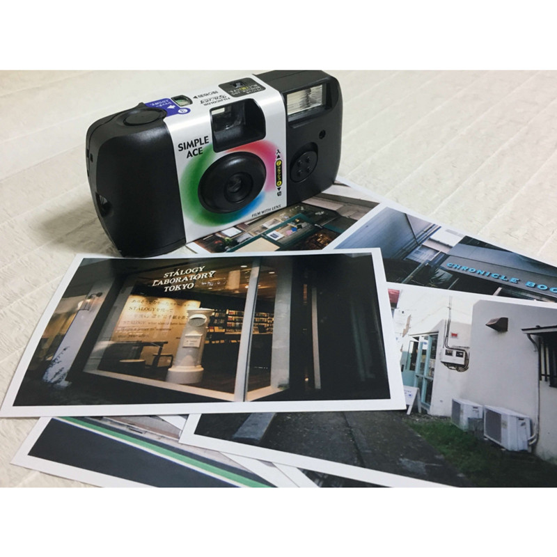 Japanese convenience store Fujikodak disposable film camera color film negative card machine underwater camera